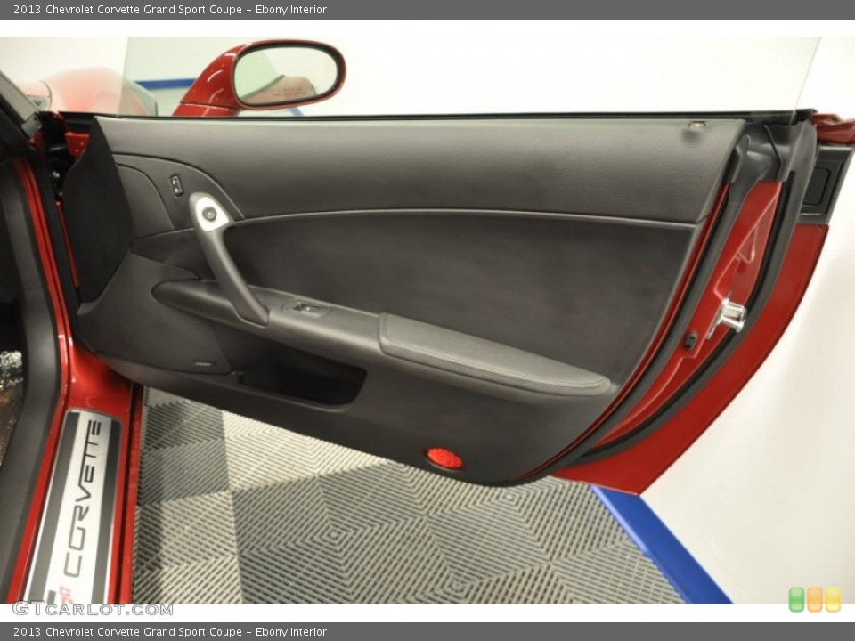 Ebony Interior Door Panel for the 2013 Chevrolet Corvette Grand Sport Coupe #66908467