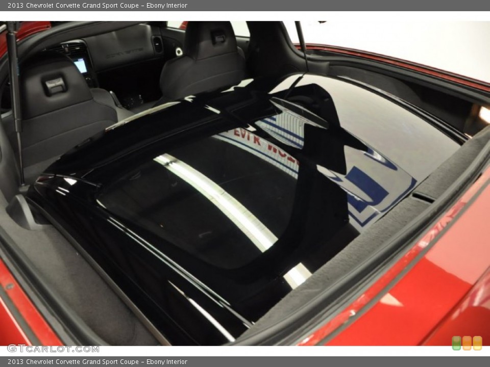 Ebony Interior Sunroof for the 2013 Chevrolet Corvette Grand Sport Coupe #66908476