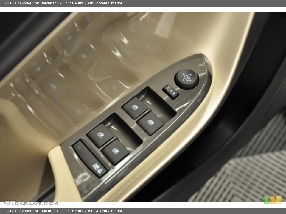 Light Neutral/Dark Accents Interior Controls for the 2012 Chevrolet Volt Hatchback #66908761