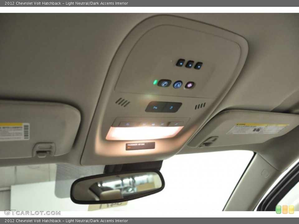 Light Neutral/Dark Accents Interior Controls for the 2012 Chevrolet Volt Hatchback #66908821