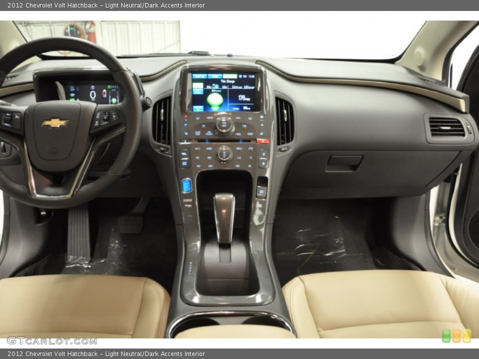 Light Neutral/Dark Accents Interior Dashboard for the 2012 Chevrolet Volt Hatchback #66908839