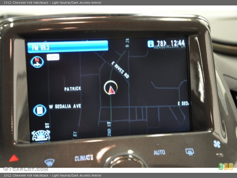 Light Neutral/Dark Accents Interior Navigation for the 2012 Chevrolet Volt Hatchback #66908926