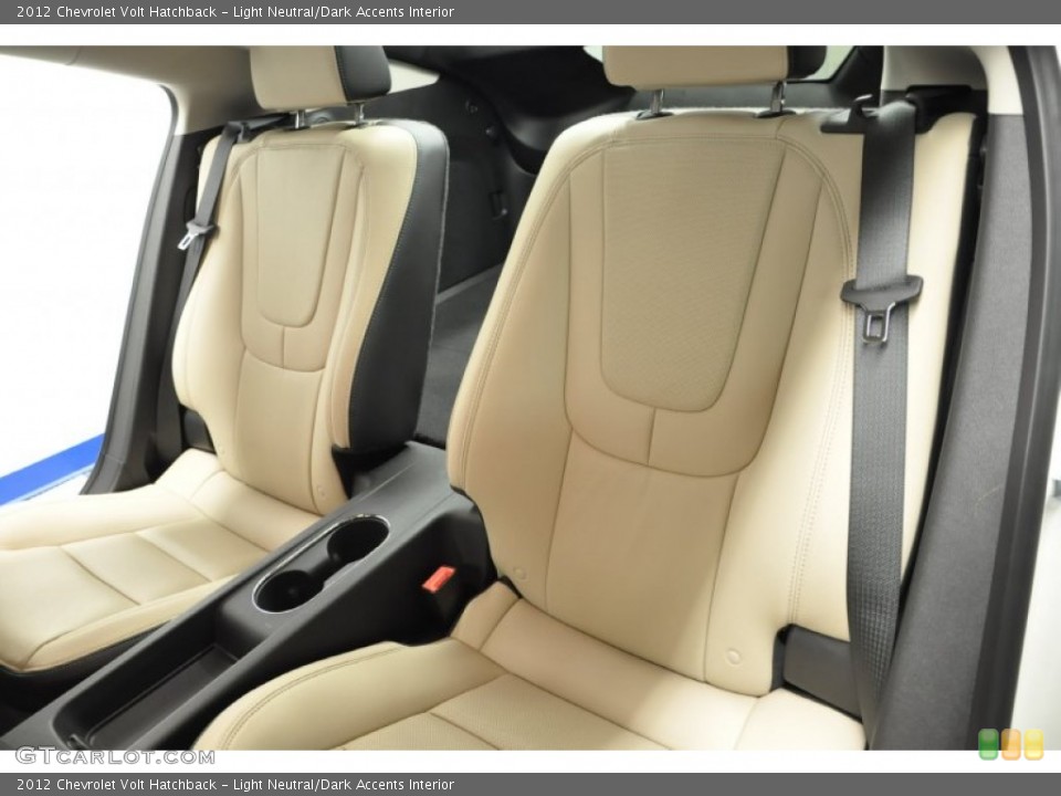 Light Neutral/Dark Accents Interior Rear Seat for the 2012 Chevrolet Volt Hatchback #66909067