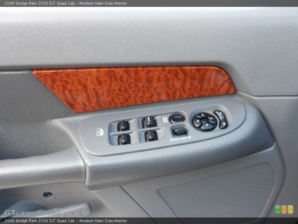 Medium Slate Gray Interior Controls for the 2006 Dodge Ram 2500 SLT Quad Cab #66911560