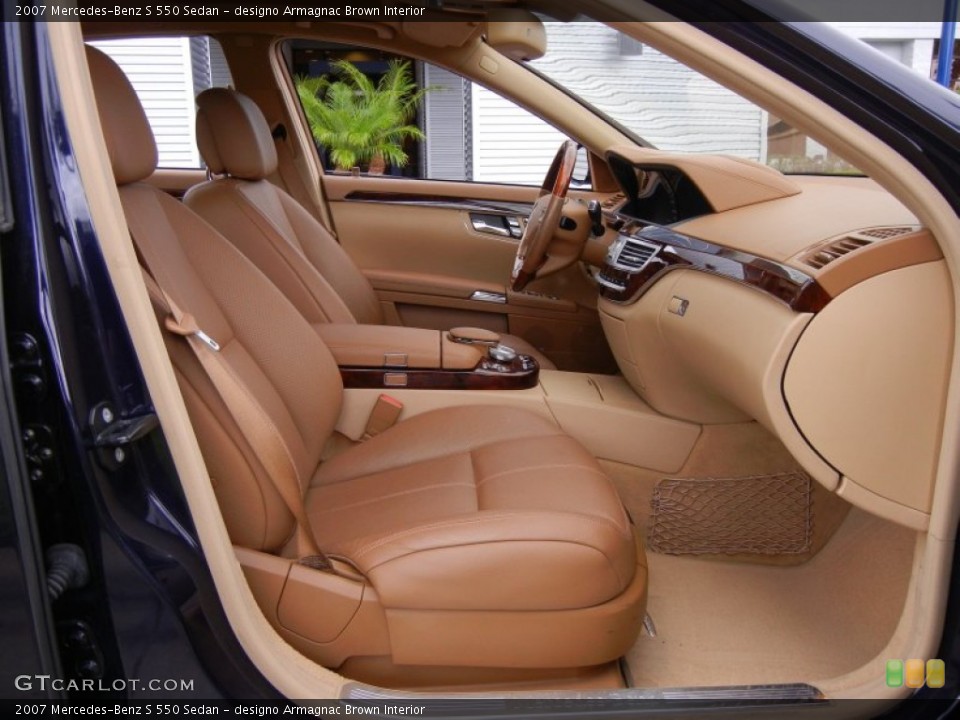 designo Armagnac Brown Interior Photo for the 2007 Mercedes-Benz S 550 Sedan #66913993