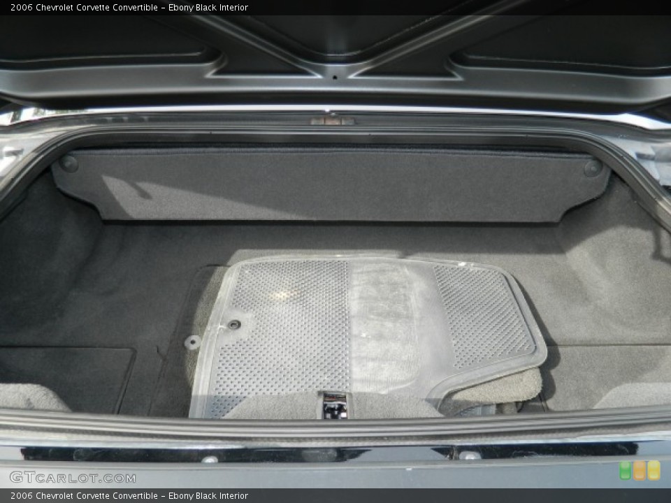 Ebony Black Interior Trunk for the 2006 Chevrolet Corvette Convertible #66915520