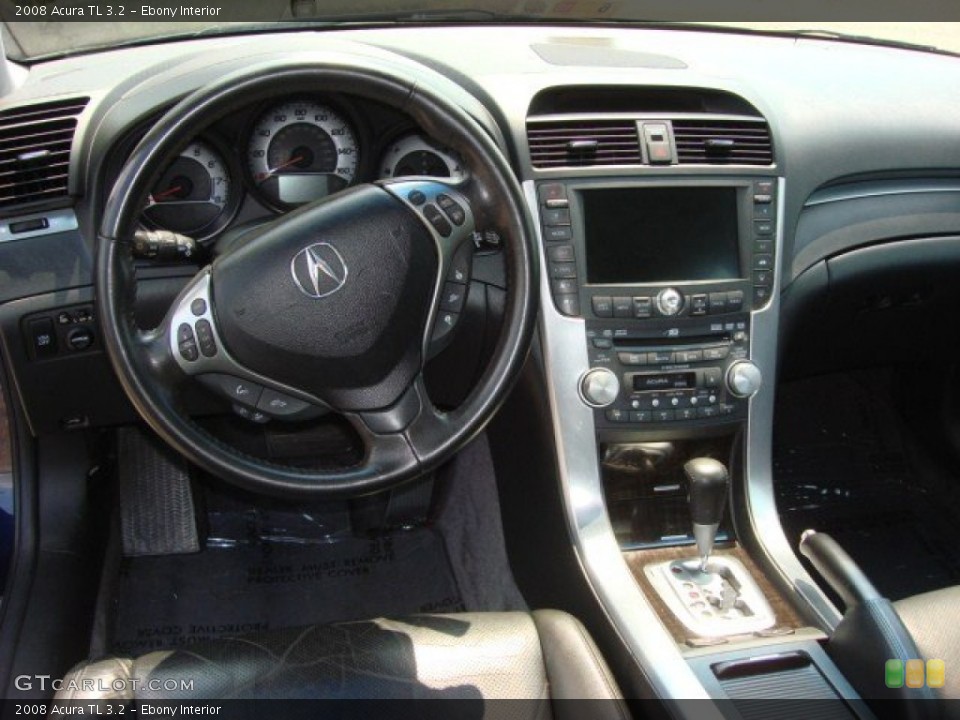 Ebony Interior Dashboard for the 2008 Acura TL 3.2 #66915718