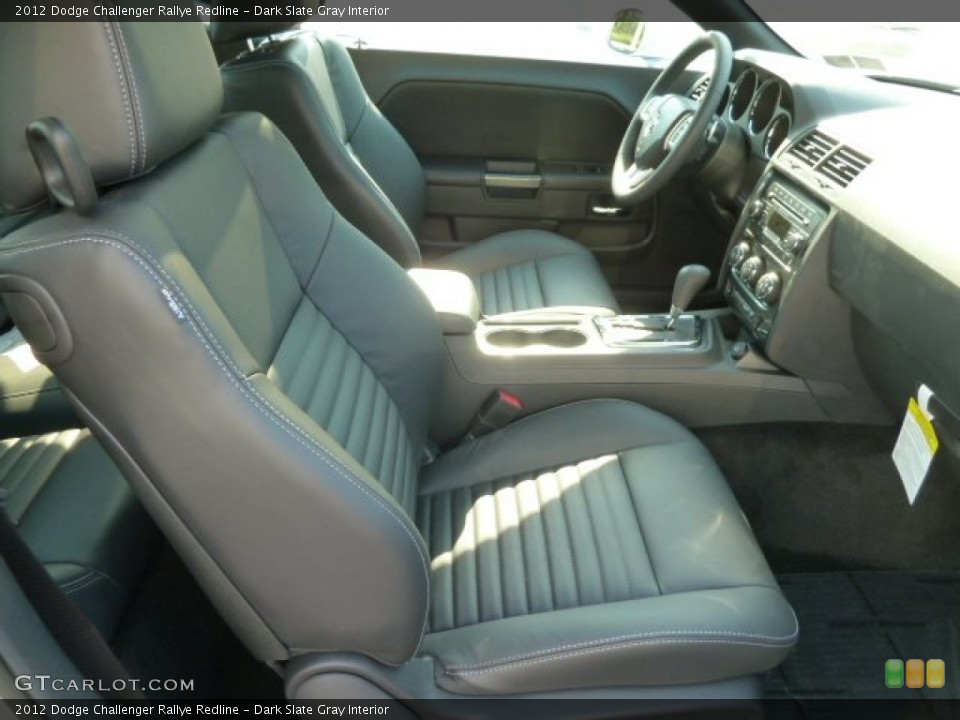 Dark Slate Gray Interior Photo for the 2012 Dodge Challenger Rallye Redline #66916795