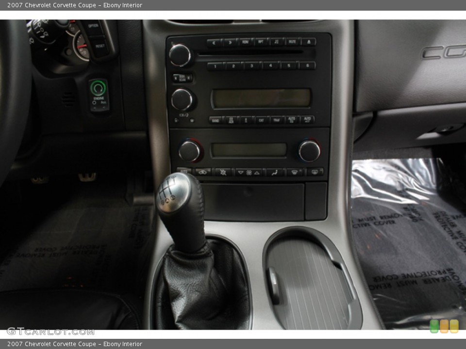 Ebony Interior Transmission for the 2007 Chevrolet Corvette Coupe #66918196