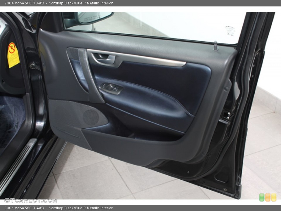 Nordkap Black/Blue R Metallic Interior Door Panel for the 2004 Volvo S60 R AWD #66918478