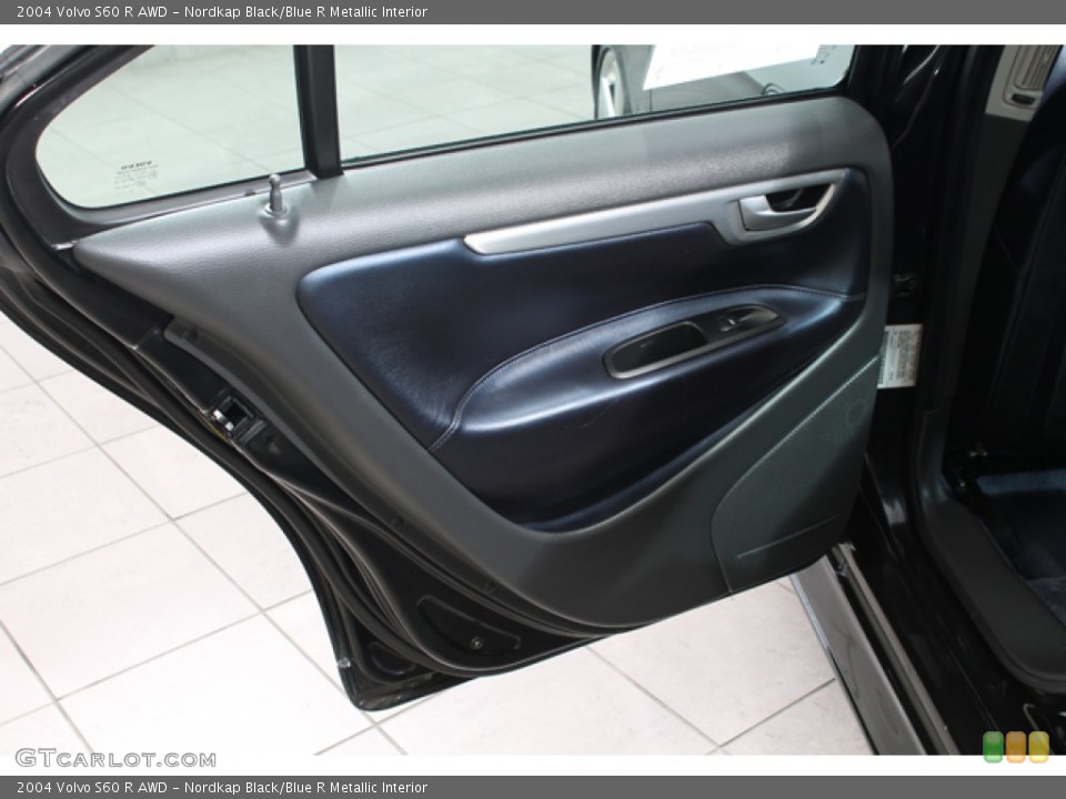 Nordkap Black/Blue R Metallic Interior Door Panel for the 2004 Volvo S60 R AWD #66918502