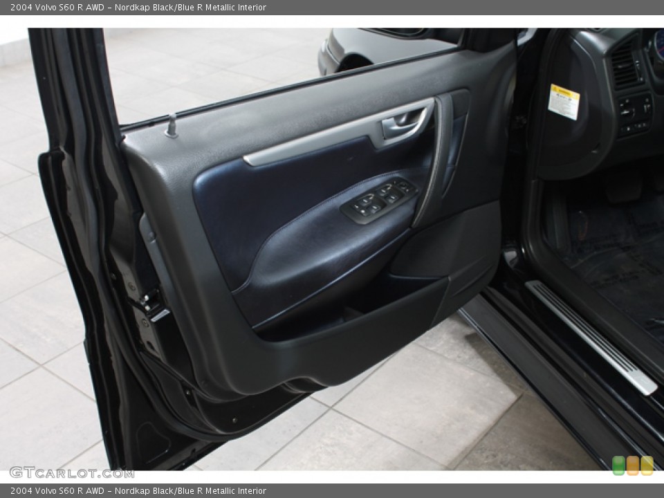 Nordkap Black/Blue R Metallic Interior Door Panel for the 2004 Volvo S60 R AWD #66918511