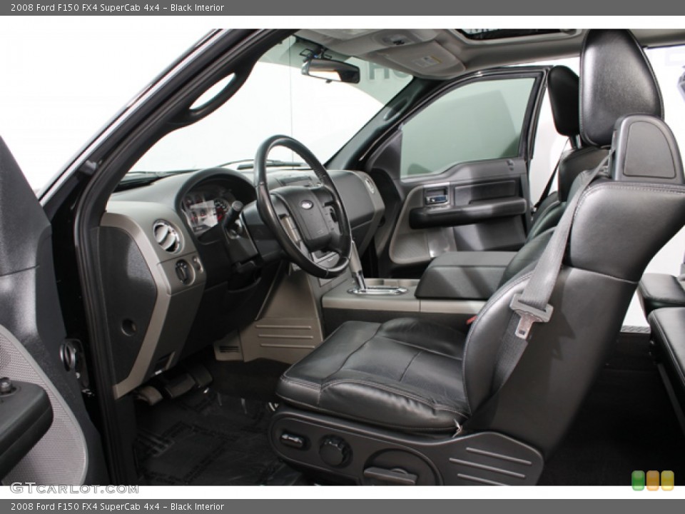 Black Interior Photo for the 2008 Ford F150 FX4 SuperCab 4x4 #66919777