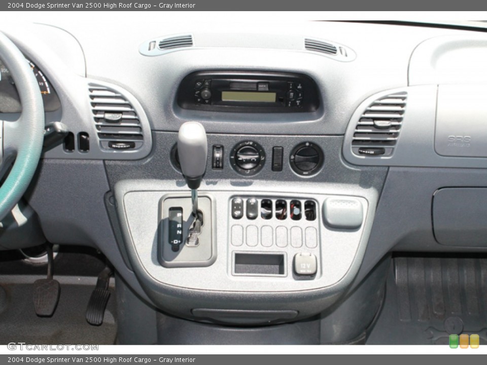 Gray Interior Controls for the 2004 Dodge Sprinter Van 2500 High Roof Cargo #66920229