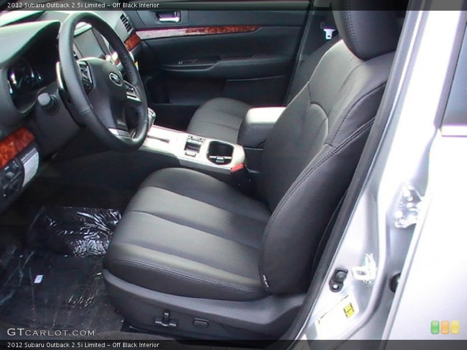 Off Black Interior Photo for the 2012 Subaru Outback 2.5i Limited #66920284