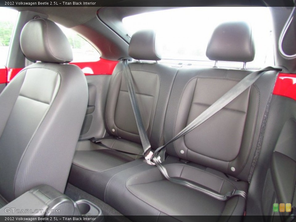 Titan Black Interior Rear Seat for the 2012 Volkswagen Beetle 2.5L #66921526