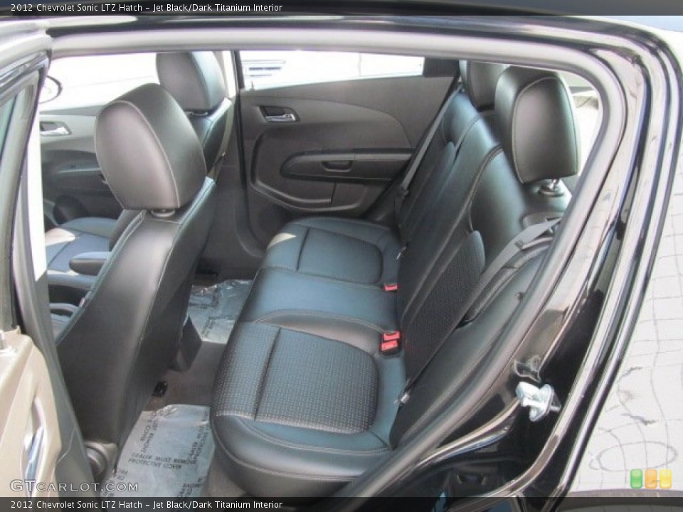 Jet Black/Dark Titanium Interior Rear Seat for the 2012 Chevrolet Sonic LTZ Hatch #66922966