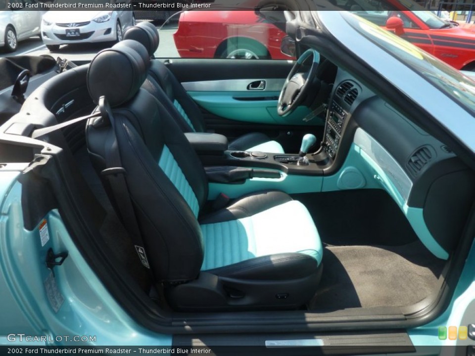 Thunderbird Blue Interior Photo for the 2002 Ford Thunderbird Premium Roadster #66924607