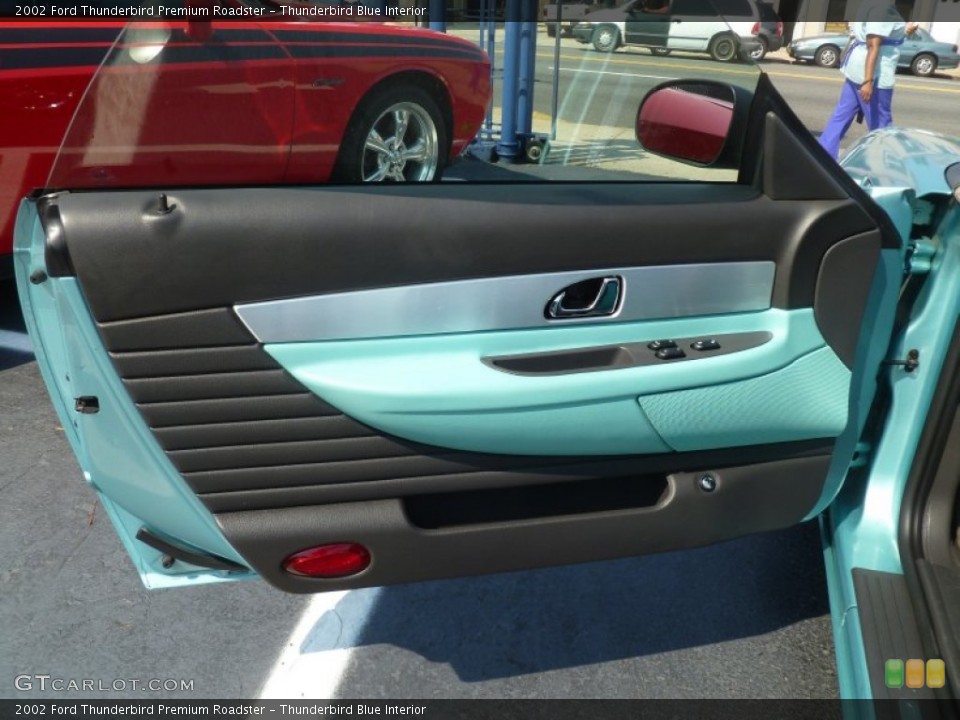 Thunderbird Blue Interior Door Panel for the 2002 Ford Thunderbird Premium Roadster #66924637
