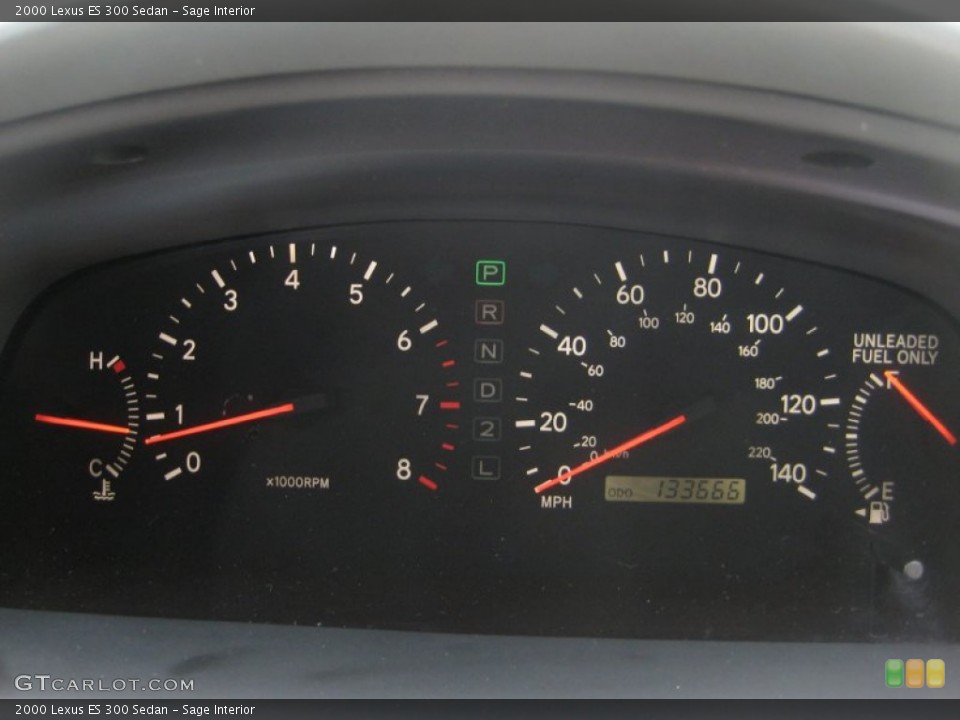 Sage Interior Gauges for the 2000 Lexus ES 300 Sedan #66926785