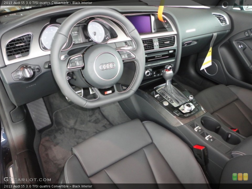 Black Interior Prime Interior for the 2013 Audi S5 3.0 TFSI quattro Convertible #66927082