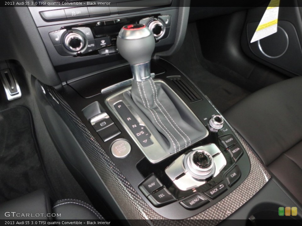Black Interior Transmission for the 2013 Audi S5 3.0 TFSI quattro Convertible #66927118