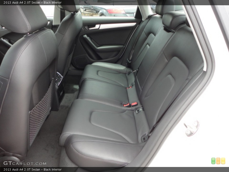 Black Interior Rear Seat for the 2013 Audi A4 2.0T Sedan #66927185