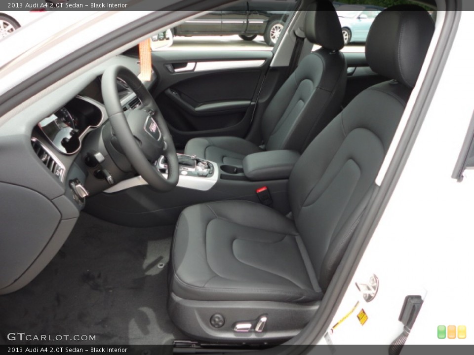 Black Interior Front Seat for the 2013 Audi A4 2.0T Sedan #66927268