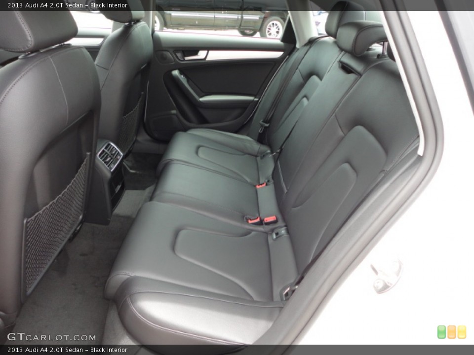 Black Interior Rear Seat for the 2013 Audi A4 2.0T Sedan #66927277
