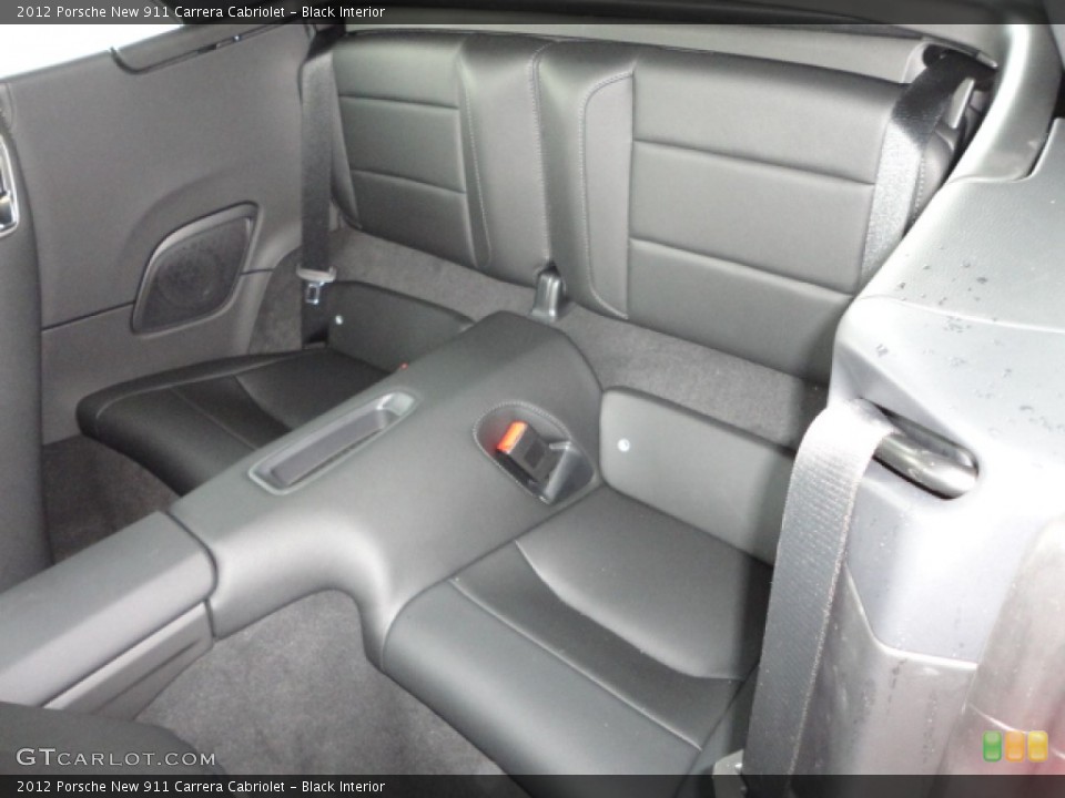 Black Interior Photo for the 2012 Porsche New 911 Carrera Cabriolet #66927370