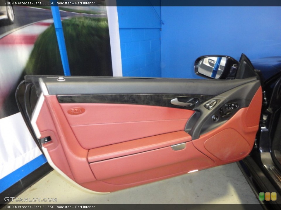 Red Interior Door Panel for the 2009 Mercedes-Benz SL 550 Roadster #66930445