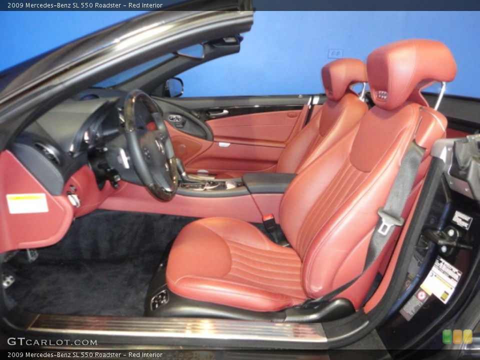 Red Interior Photo for the 2009 Mercedes-Benz SL 550 Roadster #66930460