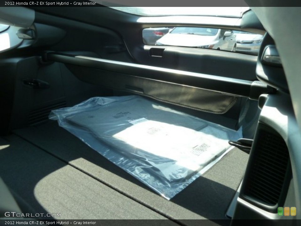 Gray Interior Trunk for the 2012 Honda CR-Z EX Sport Hybrid #66931385