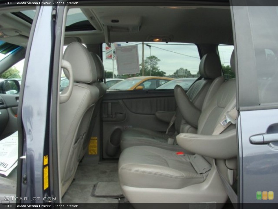 Stone Interior Rear Seat for the 2010 Toyota Sienna Limited #66933791