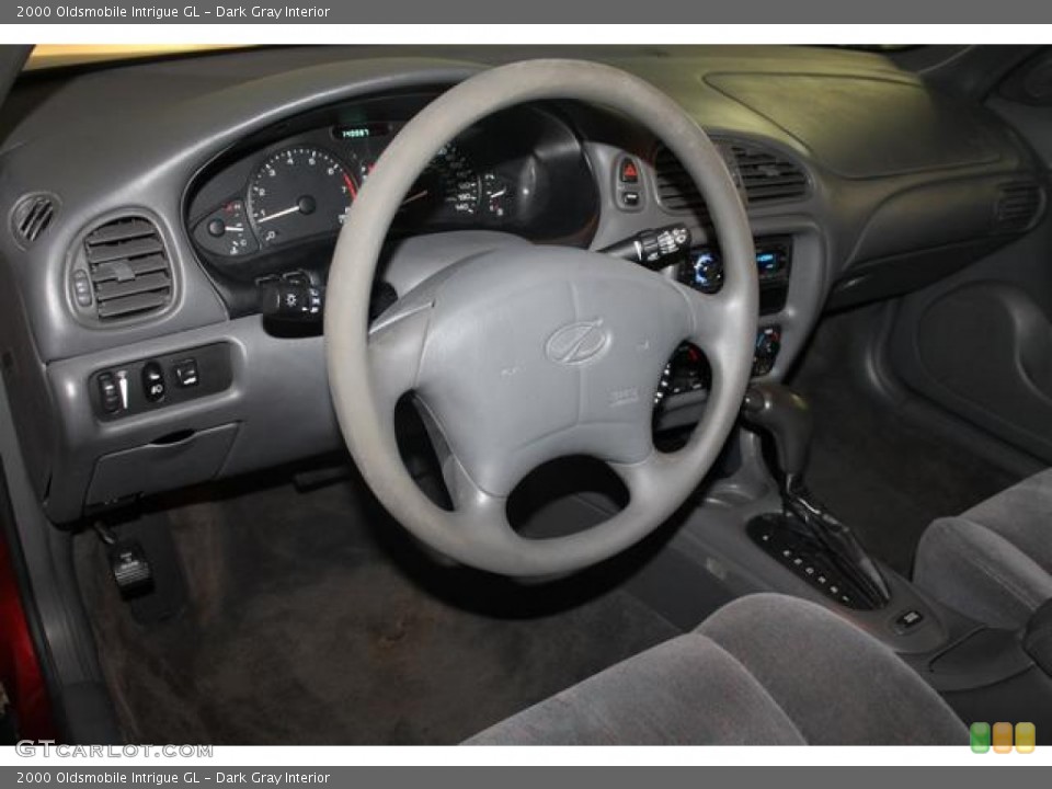 Dark Gray Interior Steering Wheel for the 2000 Oldsmobile Intrigue GL #66936280