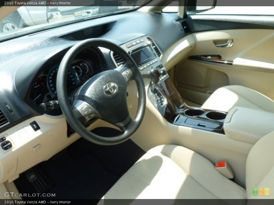 Ivory Interior Prime Interior for the 2010 Toyota Venza AWD #66936475