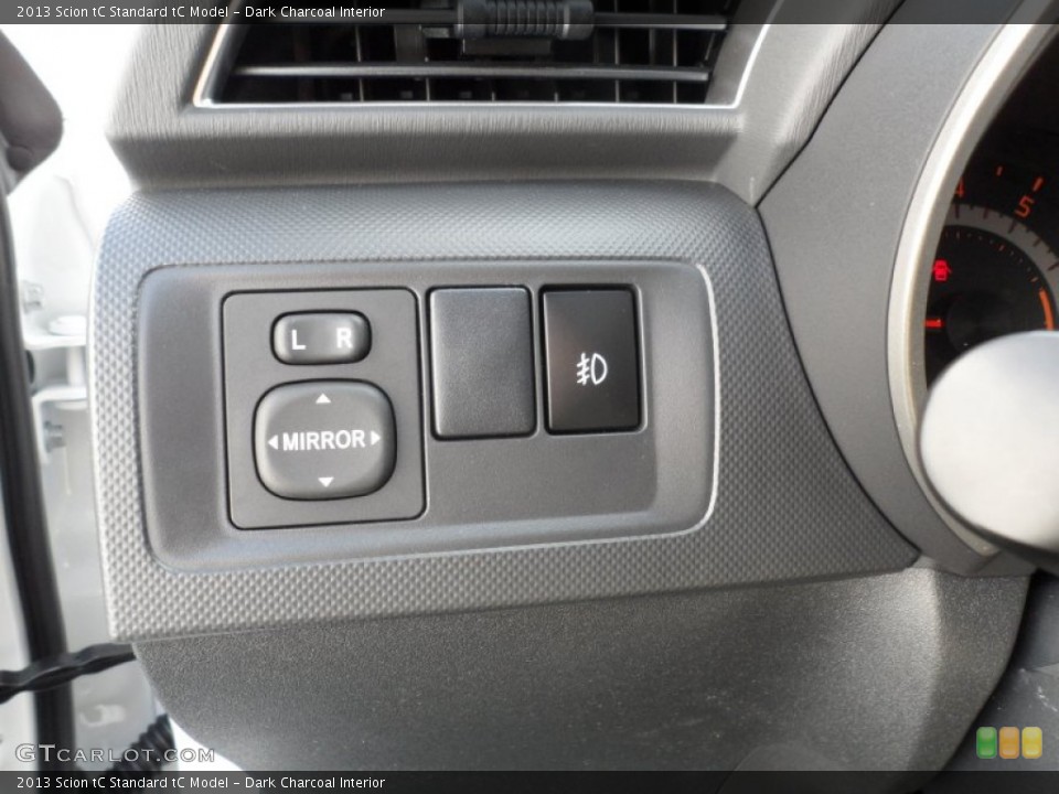 Dark Charcoal Interior Controls for the 2013 Scion tC  #66937749