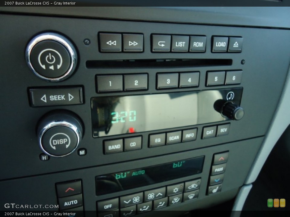 Gray Interior Controls for the 2007 Buick LaCrosse CXS #66941311