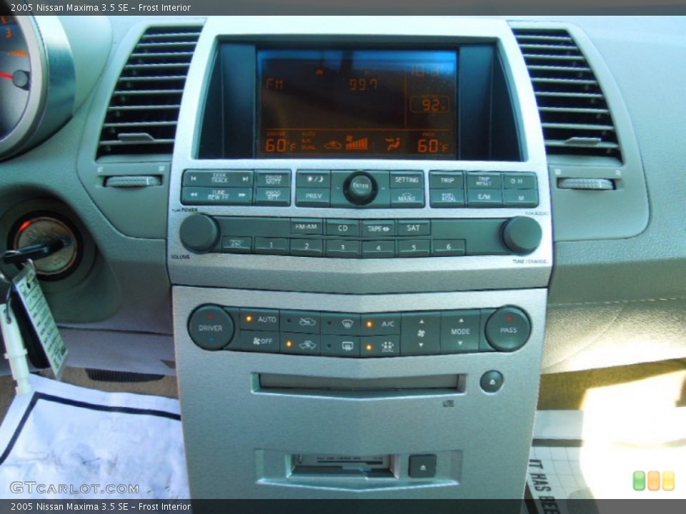 Frost Interior Controls for the 2005 Nissan Maxima 3.5 SE #66942376