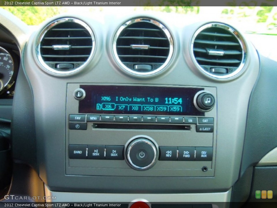 Black/Light Titanium Interior Audio System for the 2012 Chevrolet Captiva Sport LTZ AWD #66943033