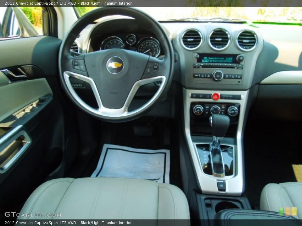 Black/Light Titanium Interior Dashboard for the 2012 Chevrolet Captiva Sport LTZ AWD #66943058