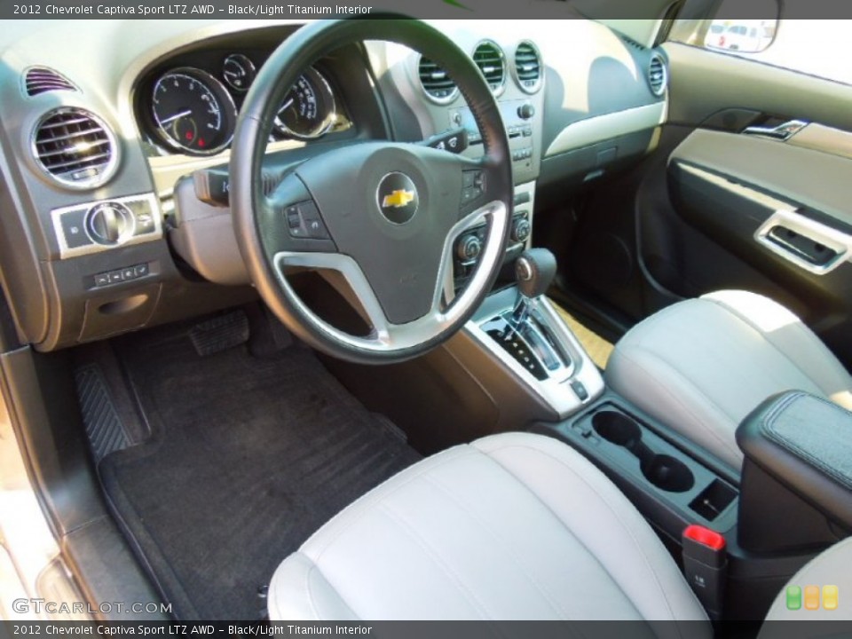 Black/Light Titanium Interior Prime Interior for the 2012 Chevrolet Captiva Sport LTZ AWD #66943141