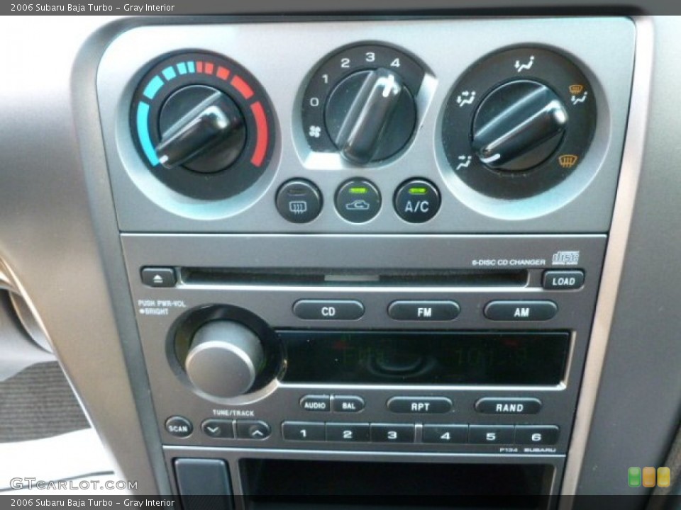 Gray Interior Controls for the 2006 Subaru Baja Turbo #66945430