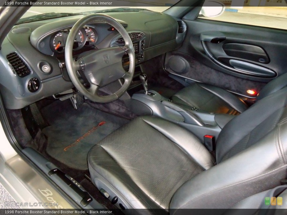 Black Interior Prime Interior for the 1998 Porsche Boxster  #66945553