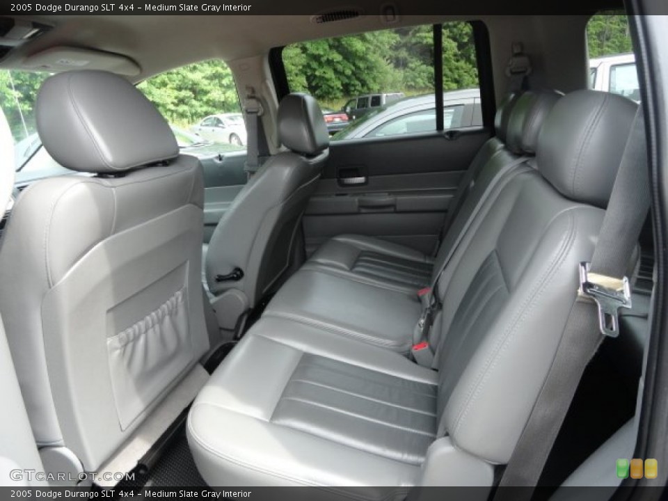 Medium Slate Gray Interior Rear Seat for the 2005 Dodge Durango SLT 4x4 #66949634