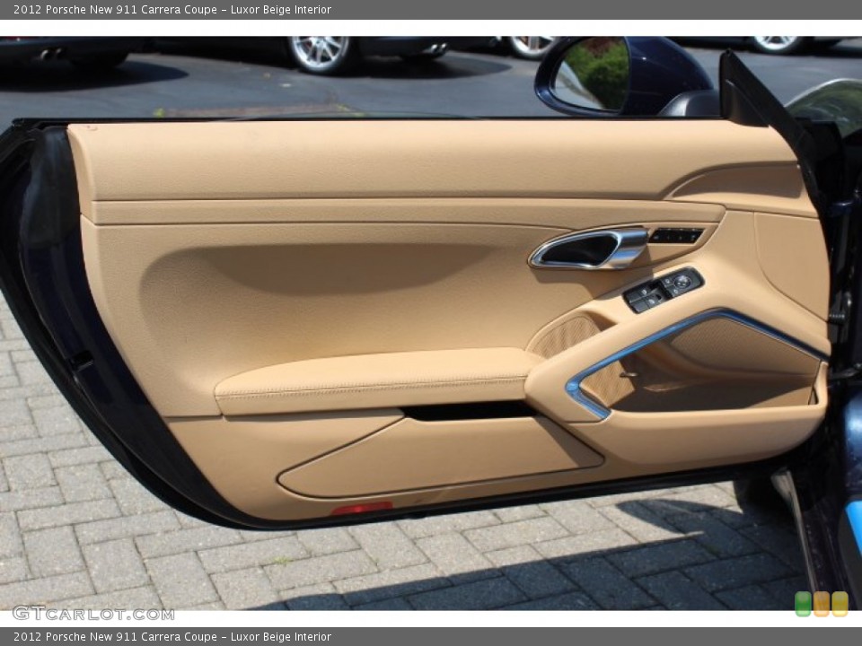 Luxor Beige Interior Door Panel for the 2012 Porsche New 911 Carrera Coupe #66950267