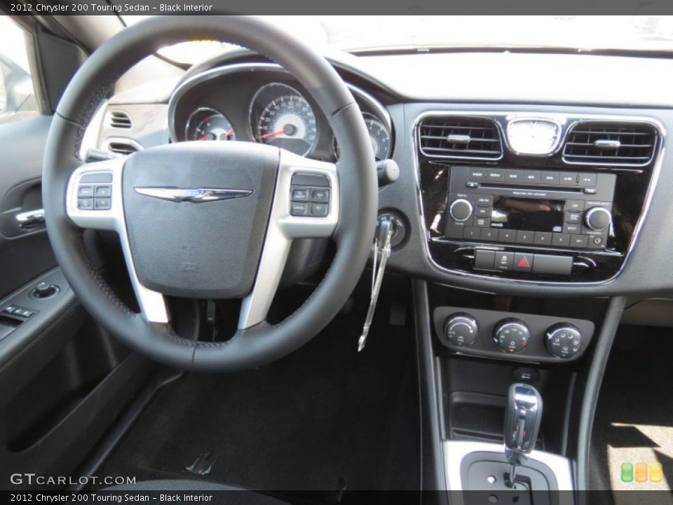 Black Interior Dashboard for the 2012 Chrysler 200 Touring Sedan #66952405