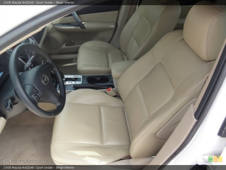 Beige Interior Photo for the 2008 Mazda MAZDA6 i Sport Sedan #66952909