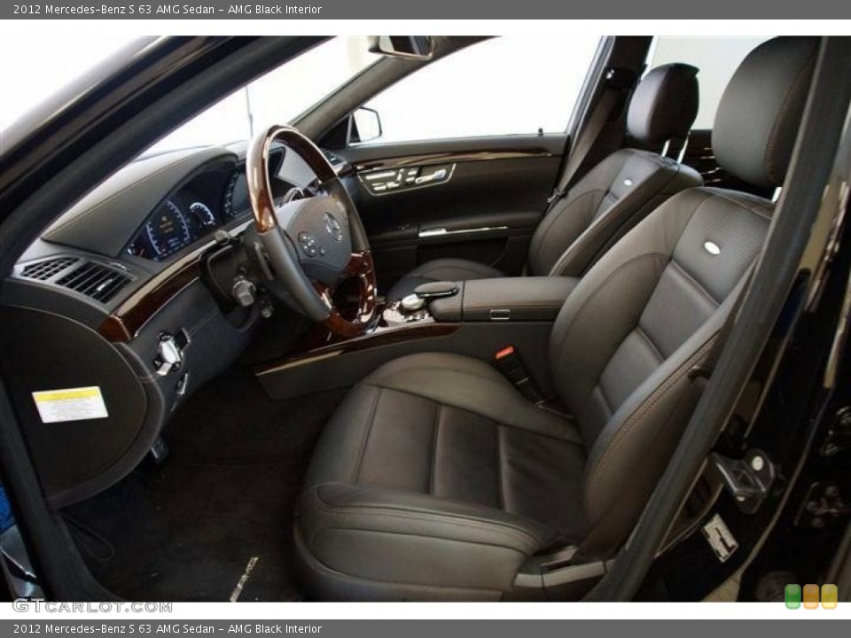 AMG Black Interior Photo for the 2012 Mercedes-Benz S 63 AMG Sedan #66962468