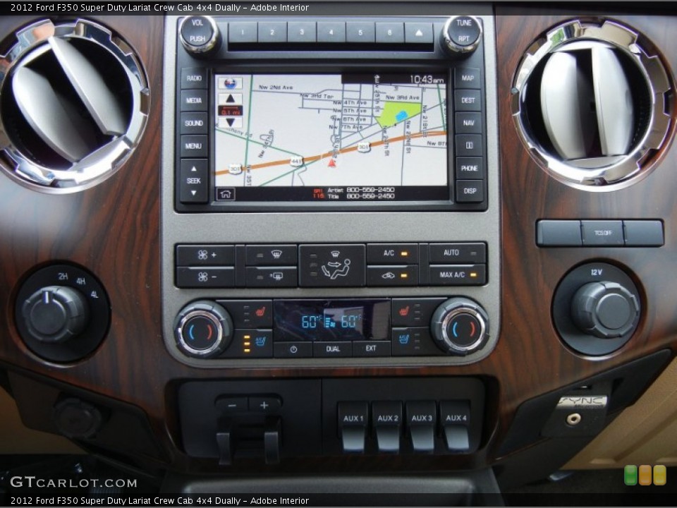 Adobe Interior Navigation for the 2012 Ford F350 Super Duty Lariat Crew Cab 4x4 Dually #66964276